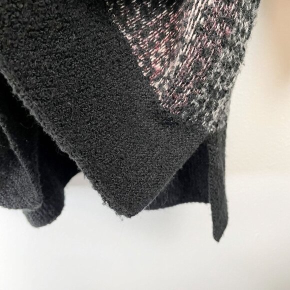 J. Jill Pure Jill Oversized Boxy Sweater XS/S Small Black Mock Neck Tunic - Picture 8 of 10